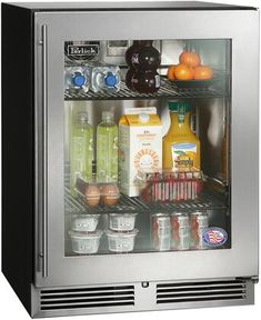 an open refrigerator filled with drinks and condiments