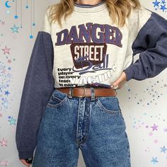 71a58e8cb75904f24cde464161c3e766desc47961193ri Latest Fashion For Girls, Modern Round, Mode Inspo, Retro Outfits, Cute Casual Outfits, Fashion Tops, Long Sleeve Sweatshirts, Aesthetic Clothes