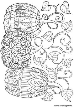 an abstract coloring page with leaves and swirls