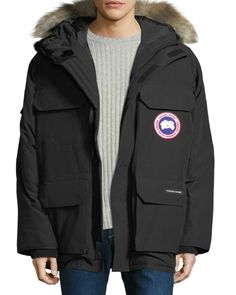 Canada Goose Expedition Parka, Canada Goose Parka, Canada Fashion, Canada Goose Mens, Coyote Fur, Stylish Men Casual, Hooded Parka, Parka Coat, Extreme Weather