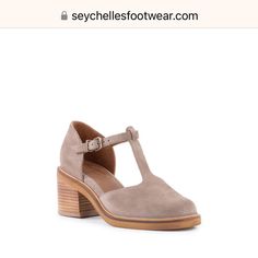 New Size 8 Seychelles Soulmate Suede Mary Jane’s, Taupe Leather Seychelles Shoes, Taupe Leather, Style Aesthetic, Heels & Wedges, Flat Boots, Shoe Size Chart, Seychelles, T Strap, Boot Shop