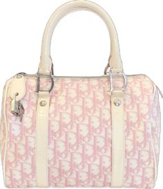 Dior Boston Bag, Pink Dior, Christian Dior Bag, Roses Vintage, Trotter, Monogram Prints, Boston Bag, Monogram Logo, Pink Bag