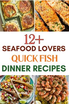 seafood lover's quick fish dinner recipes