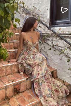 Floral Evening Dress, Floral Evening Dresses, Floral Dress Outfits, Foto Tips, Grad Dresses, Prom Dresses Lace, Glam Dresses