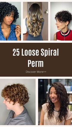 Get inspired by these 25 must-try loose spiral perms! Perfect for adding volume and bounce to your hair, these styles are great for any occasion. 
Whether you want a casual everyday look or something more glamorous, you'll find the perfect spiral perm here. 
Embrace your curls and enjoy a fresh, stylish appearance with these stunning options. Perms For Women, Perms For Long Hair