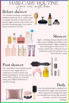 How to get big loose curls Healthy Hair Shower Routine, Best Hair Care Routine Products, Improve Hair Health, Long Hair Routine Tips, My Haircare Routine, Hair Care Shower Routine, Hair Maintenance Routine, Morning Hair Care Routine, Skin And Hair Care Routine