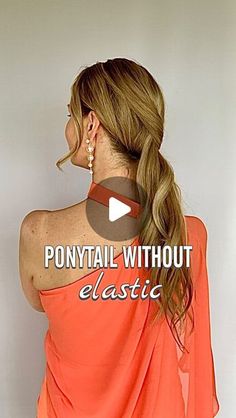 Claudia | Hairstyles on Instagram: "Do you agree with me that⤵️
… an elegant ponytail that can be done quickly is very popular with us ladies!?

This ponytail is very easy to do and quickly done, works every time and can be worn every day.

One tip for you:
👉🏼In order for the hairstyle to last, you need to fix it with hairspray!

Have fun trying 🧡

☀️If you like the tip and my hairstyles, then don’t forget to save for later and follow for more tips and daily hairstyle ideas.

.
.
.
#ponytail #easyhairstyle #ponytails # braids #everydayhairstyle #easyhair #elegantponytail" Elegant Ponytail, Easy Hair Updos, Daily Hairstyles, Everyday Hairstyles, Beauty Spa, Hair Updos, Hair Designs, Hair Hacks, Easy Hairstyles