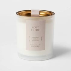 Candle Target, Target Candle, Amber Scent, Pinky Rose, Candle Glow, Glass Jar Candles, Rose Candle, Jar Candle, Candle Stand