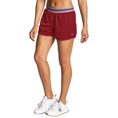 Champion Women's Mesh Shorts, 4 Inch Inseam Sports Shorts Women, Mesh Shorts, Asics Women, Active Wear Shorts, Cycling Shorts, Elastic Waist Shorts, Cute Shorts