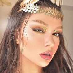 Goddess Makeup Look, Goddess Halloween Costume, Make Carnaval, Halloween Make-up Looks, Halloweenský Makeup