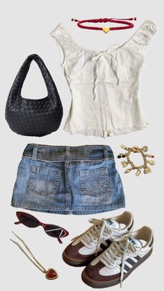 Thrift Inspo, Outfit Inspo Summer, Downtown Girl, Mode Inspo, Cute Everyday Outfits, Adriana Lima, Cute Summer Outfits