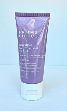 Paula's Choice Weightless Body Treatment 2% BHA (2 fl oz/ 60 ml) SEALED. Paula's Choice, Bumpy Skin, Paulas Choice, Body Treatments, Salicylic Acid, Skin Types, Skin, Health, Free Shipping