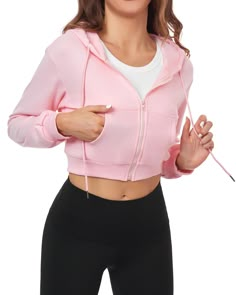 PRICES MAY VARY. Stylish Design: Our FKEEP womens zip up hoodies is designed to keep you looking trendy and fashionable wherever you go. Versatile Zip Closure: The zip closure not only adds a modern touch to the girls zip up hoodie but also allows for easy and adjustable wearing. Flattering Fit: With its cropped length, this cropped zip up hoodie women accentuates your figure and adds a touch of sophistication to any outfit. Lightweight and Breathable: Made from high-quality materials, our cropp Zip Hoodie Outfit, Basic Gym Workout, Zip Up Hoodie Women, Cropped Zip Up Hoodie, Classy Outfits For Women, Cropped Zip Up, Hoodie Women, Versatile Wardrobe, Women Jacket