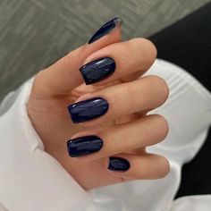 Dark Blue Nails, Navy Nails, Kutek Disney, Smink Inspiration, Amazon Link, Her Nails, Makijaż Smokey Eye, Cat Eye Nails