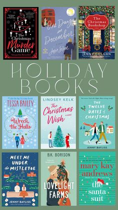 holiday books for kids and adults to read in the winter months, including christmas books