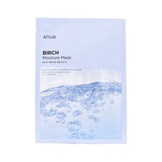 anua birch moisture sheet mask front side of korean face mask Korean Face Mask, Sheet Mask, Smooth Skin, Moisturizer, Mask