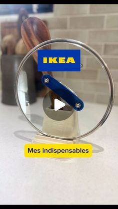 an image of a knife in a magnifying glass with the words ikea on it