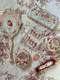 Blush Makeup Aesthetic, Dollette Makeup, Strawberry Rococo, 13 Birthday, Collection Makeup, Egg Shell Art