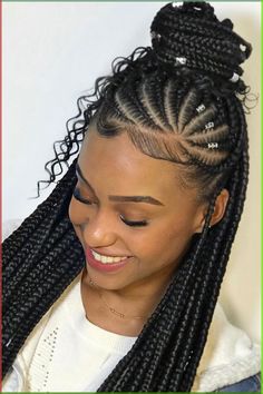 Looking for the latest hair do? Whether you want to add more edge or elegance – Updo hairstyles can easily make you look sassy and elegant. So if you’re looking for chic updo hairstyle for your next party, wedding, date night or other fancy occasion on your social calendar, so check out the... Holiday Hairstyles For Medium Hair, Summer Cornrows, Styling Natural Hair, Updo Bridesmaid Hair, Hair Updo Bridesmaid, Cornrows With Box Braids, Latest Braided Hairstyles, Baby Girl Hairstyles Curly