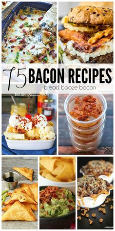 the top 15 bacon recipes that are delicious and easy to make for dinner or dessert