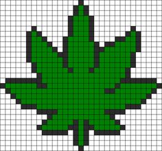 P Crochet Pot Leaf Pattern Free, Ta Moko Tattoo, Modele Pixel Art