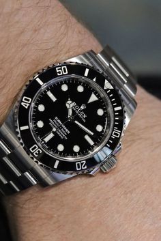 Rolex Submariner 124060 Closet For Men, Submariner No Date, Rolex Submariner No Date, Wrist Game, Stylish Watches, Classic Watches, Rolex Submariner, Arduino