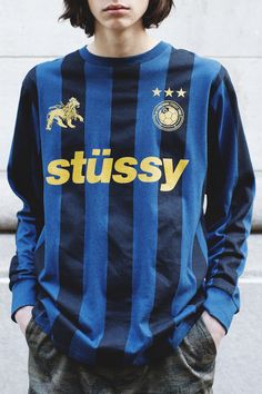 Stussy mob Casual Sport Outfit, Soccer Tees, Classic Football Shirts, Shirt Design Inspiration