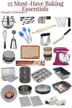 there are many different types of baking supplies