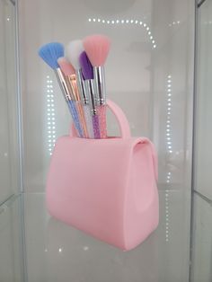 Add a touch of elegance and charm to your vanity with this 3D-printed pink handbag-shaped brush holder, complete with an adorable bow! Perfect for organizing your makeup brushes in style, this piece is designed for beauty lovers who want to blend function with fashion. 💄💋 🌟 Features: 🖨️ 3D printed with high-quality PLA for durability. 🎀 Chic bow design adds a cute and feminine touch to your vanity. 🎨 Ideal for makeup brushes, pens, or small accessories. 💕 Soft pink finish for an ultra-glam look. 📏 Dimensions: 7" height, 6" length. ✨ Why You'll Love It: This bow handbag brush holder isn’t just a functional piece, it’s a statement of elegance! Keep your brushes organized while adding a touch of luxe to your beauty space. Perfect for those who adore glam decor with a playful twist! 💕 Bow Handbag, Vanity Organizer, Beauty Space, Pink Handbag, Vanity Organization, Glam Decor, Makeup Brush Holders, Pink Handbags, Beauty Lover