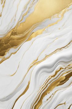 an abstract white and gold background with wavy lines on the bottom right hand corner,