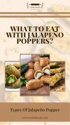 what to eat with jalapeno poppers?