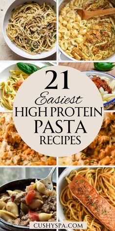 the best high protein pasta recipe is in this roundup, and it's easy to make