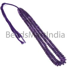 "Measurements From 6Mm To 10Mm Drilled Size - .40mm Stone -African Amethyst Style -Rondelle Carving Gemstone Grade -AAA Strand Measurement -47Cm Source -Africa Average Strand Weight -190Cts" Amethyst Gemstone Beads For Jewelry Making, Purple Rondelle Gemstone Beads, Faceted Amethyst Beads, Faceted Round Amethyst Beads, Purple Amethyst Beads For Jewelry Making, Amethyst Gemstone Beaded Necklaces With Round Beads, Round Faceted Amethyst Beads, Purple Amethyst Gemstone Beaded Necklaces, Handmade Amethyst Purple Beads