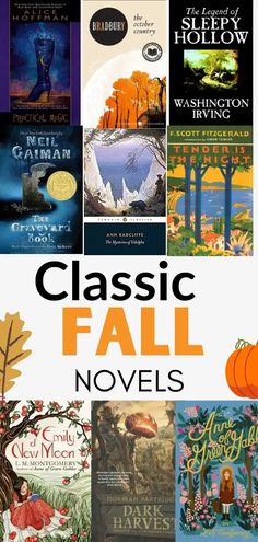 the cover of classic fall novels