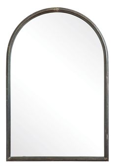 an arched mirror is shown against a white background