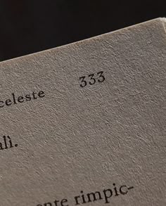 an old typewriter with the words celesie 533 written on it's paper