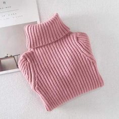 Pink / 2T Girls Sweater Pullovers Girls Turtleneck, Girls Sweater, Toddler Tops, Knit Turtleneck Sweater, Warm Sweaters, Long Sleeve Turtleneck, Girls Toddler, Wardrobe Basics, Turtle Neck Top