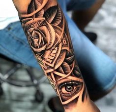 Arm Cover Up Tattoos, Forearm Cover Up Tattoos, Cover Up Tattoos For Men, Outer Forearm Tattoo, Gangsta Tattoos, Money Tattoo