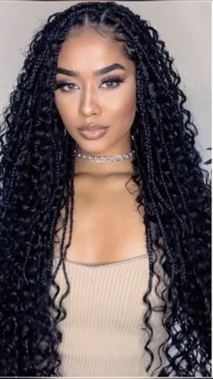 Hairstyles For Black Women Color, Twist Braided Hairstyles, Hairstyles For Black Women Twist, Hairstyles For Black Women Updo, Goddess Braids Styles, Hairstyles For Black Women Quick, Latest Braided Hairstyles, Long Braided Hairstyles