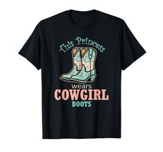 PRICES MAY VARY. Perfect for all girls who adore a touch of princess glam in their western wear. Ideal for cowgirl enthusiasts seeking a unique blend of royalty and rodeo style. Embrace your inner royalty with a western twist, great for young cowgirls and horse lovers. Celebrate your love for horses and princess tales with this charming design. Lightweight, Classic fit, Double-needle sleeve and bottom hem Princess Charming, Cowboy Girl, Cowgirl And Horse, Rodeo Fashion, Farm Girl, Western Cowboy Boots, Western Cowboy, Cowgirl Boots, Western Wear