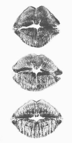 three lips with different shapes and sizes