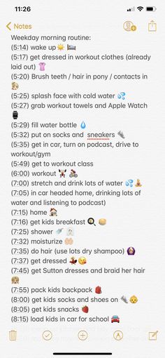 Wellness Wednesday: My Crazy Morning Routine in Detail | Cella Jane Detailed Morning Routine, 4:30 Am Morning Routine School, Morning Routine Notes Iphone, Morning Routine Time Schedule, Weekday Morning Routine, 8:30 Am Morning Routine, 4:30 Am Morning Routine, Morning Routine Notes, 4 Am Routine