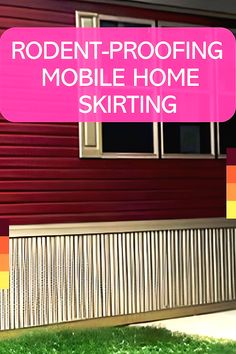 7 Methods for Rodent-Proofing Mobile Home Skirting Mobile Home Underpinning Ideas, Underpinning Ideas Mobile Home, Diy Mobile Home Skirting, Mobile Home Skirting Ideas, Metal Skirting, Mobile Home Upgrades, Mobile Home Siding, Cheap Mobile Homes