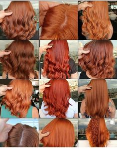 Cheveux Oranges, Hair Color Orange, Red Hair Inspo, Copper Hair Color, Hair Color Auburn, Hair Dye Colors, Red Hair Color