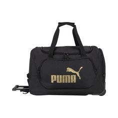 PRICES MAY VARY. Conceled handle with button Wheel trolley system Shoe compartment External zip pockets Side haul handle Travel Duffel, Duffel Bag, Travel Gear, Travel Luggage, Top Fashion Brands, Gym Bag, Shop Top, Fashion Brands, Zip Pockets