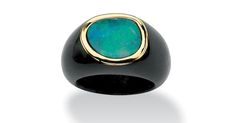 Black Jade Ring, Bezel Set Cabochon, Opal Jewellery, 10k Gold Ring, Black Jade, Palm Beach Jewelry, Cabochon Ring, Jade Ring, Rings Cool