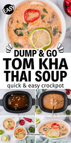 Tom Kha Soup Recipe: Thai Coconut Soup, Thai Soup Recipes, Tom Kha Gai Soup Thai Style Tom Kha Soup Instant Pot, Tom Kha Soup Slow Cooker, Easy Tom Kha Soup, Vegetarian Tom Kha Soup, Tom Kha Gai Soup Vegetarian