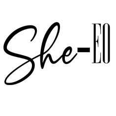 the word she - eq written in black ink on a white background