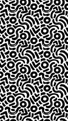 an abstract black and white pattern