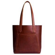 Cognac*Large | Dual shoulder strap tote bag with an exterior pocket Purse Organizer, Canvas Purse, Pocket Organizer, Purse Organization, Almost Perfect, Open Top, Leather Goods, You Bag, Beauty Tips